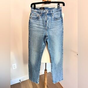 Levi's Light Blue Straight Leg Denim Jeans